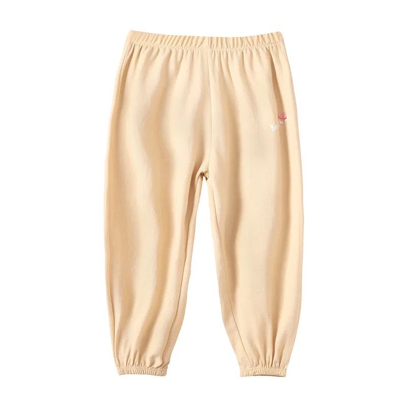 Детские брюки с принтом Red bean letter Red bean, Khaki