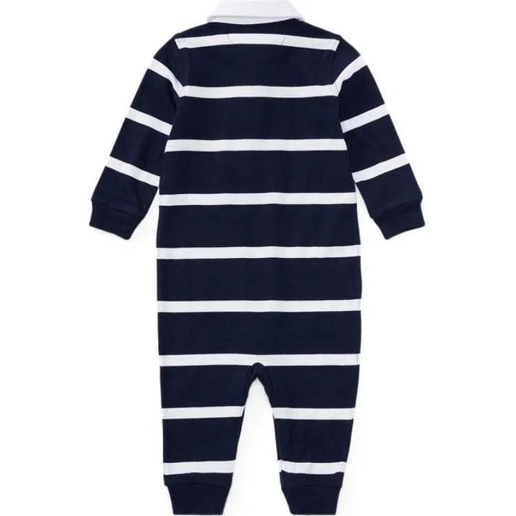 Детский комбинезон с длинным рукавом Polo Ralph Lauren, Marine Blue — фото 3