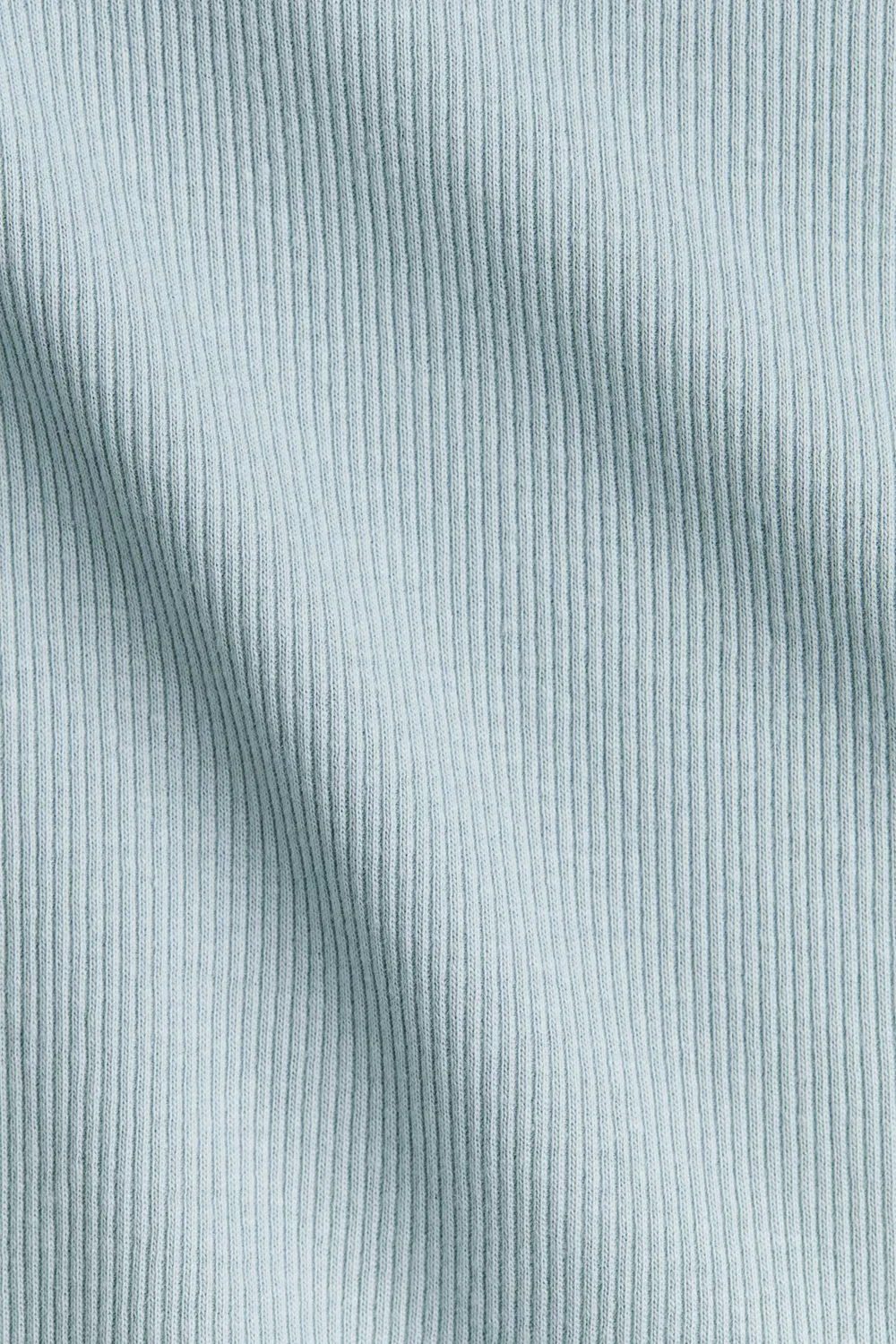 Рубашка из ребристого хлопка H&M, Helles Matttürkis — фото 2