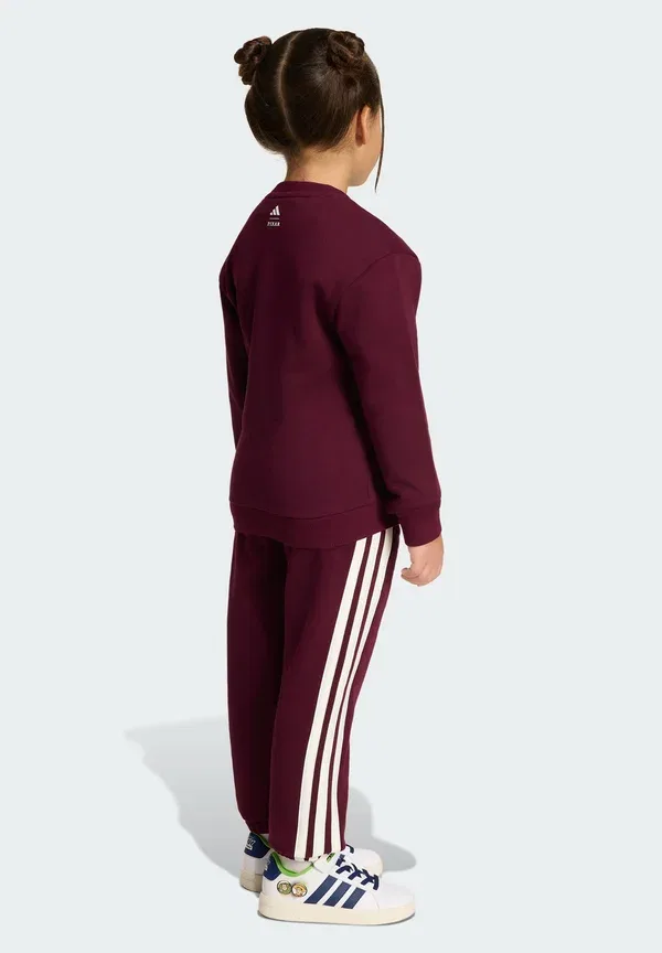 Детский спортивный костюм Adidas Performance, бордовый/кремовый — фото 2