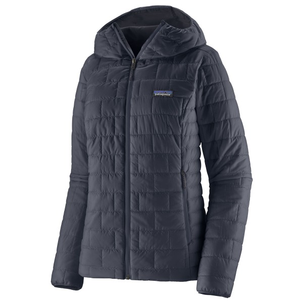

Женская толстовка с капюшоном Nano Puff - синтетическая куртка Patagonia, Smolder Blue