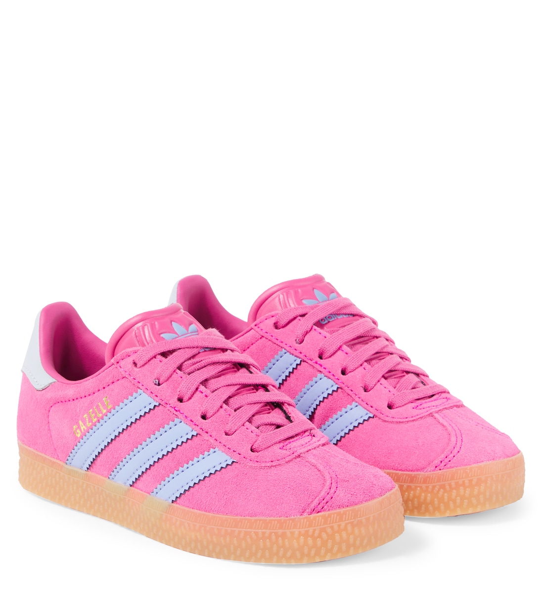 

Gazelle замшевые кроссовки Adidas Originals Kids, Shock Pink/Blue Spark
