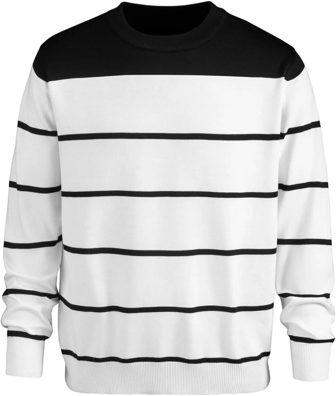 

Мужской свитер в полоску с длинным рукавом Cambkatl