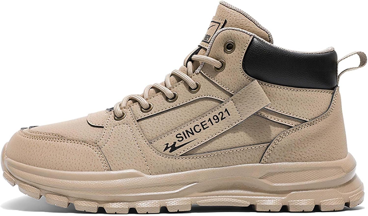 

Мужские повседневные походные кроссовки осенью и зимой, противоскользящие спортивные кроссовки Generic, хаки