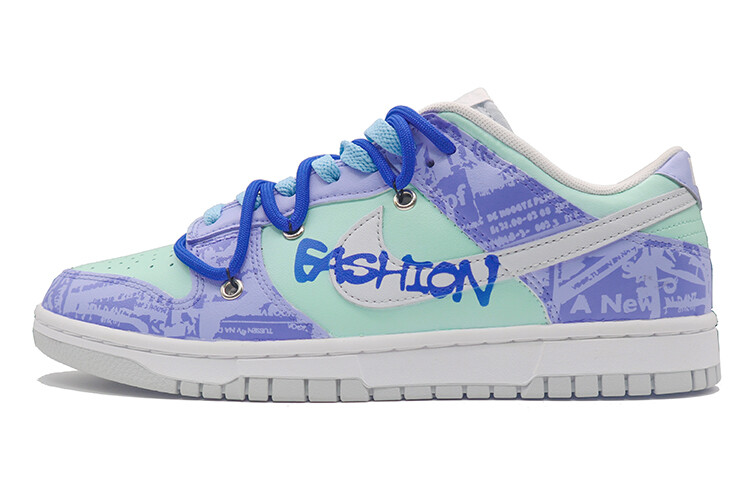 

Кроссовки Nike Dunk Skateboarding Shoes Men Low-top Purple/Green, цвет Light Lavender