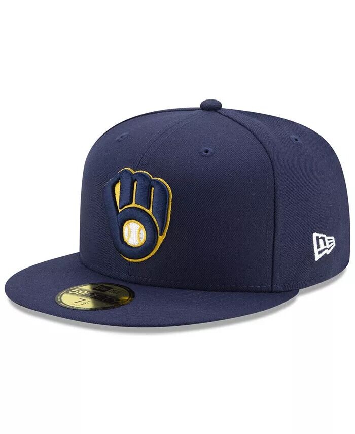 

Кепка приталенного кроя Milwaukee Brewers Authentic Collection 59FIFTY New Era