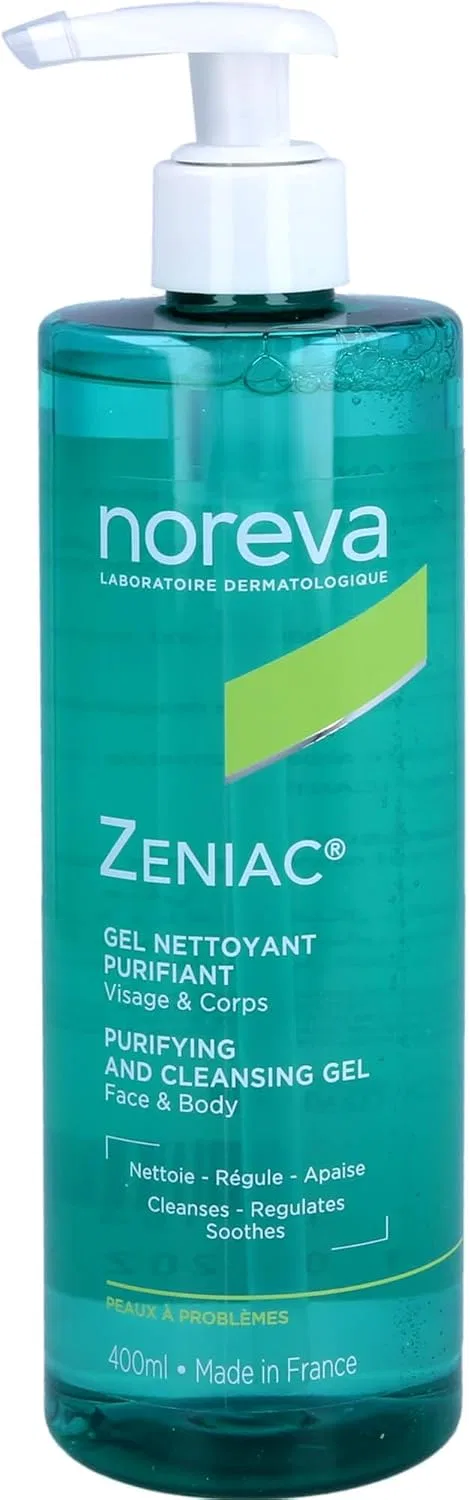 Гель для умывания Noreva — Очищающий гель для лица и тела «Zeniac» от
