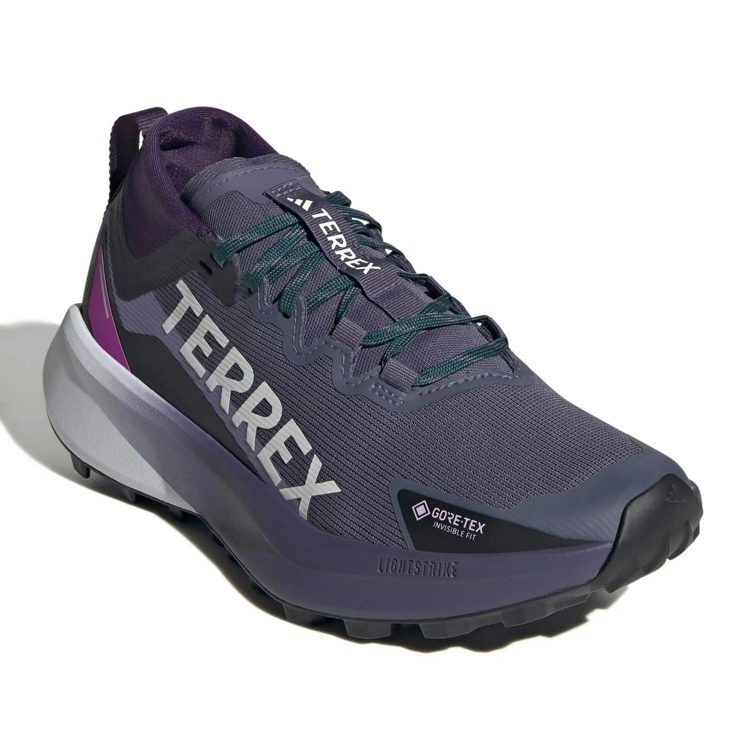 Женские кроссовки для трейлраннинга Terrex Agravic GTX adidas, Preloved Violet/White/Purple — фото 3