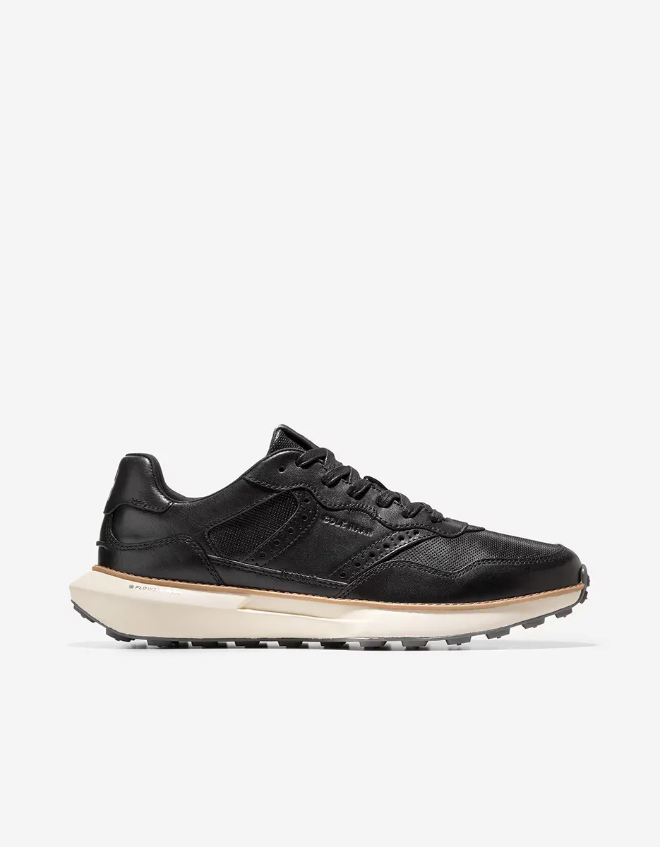 

Мужские кожаные кроссовки в стиле ретро спорта Cole Haan, чёрный