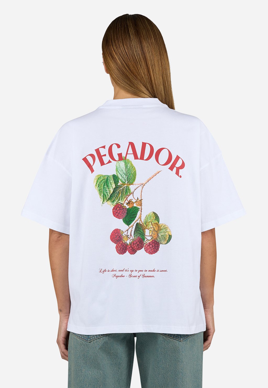 

Футболка с принтом MALLI HEAVY OVERSIZED TEE Pegador, белый