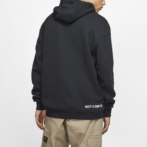 Толстовка Nike AS Men's Nike Sportswear NSP PO FT Black, черный — фото 3