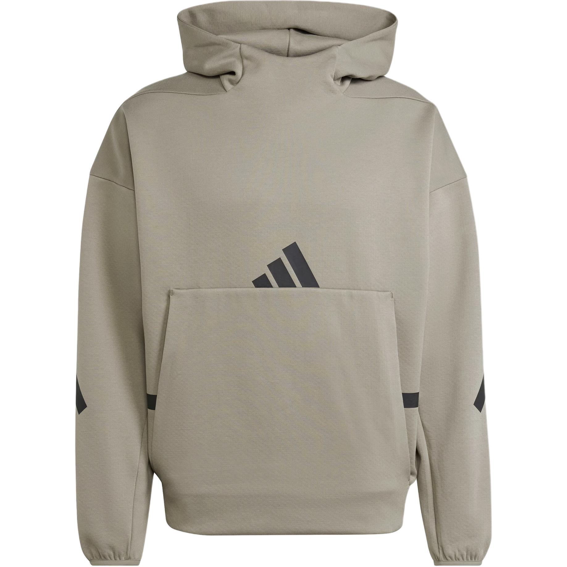 Толстовка с капюшоном Zne мужская Earth Brown Adidas, Earth Umber — фото 2