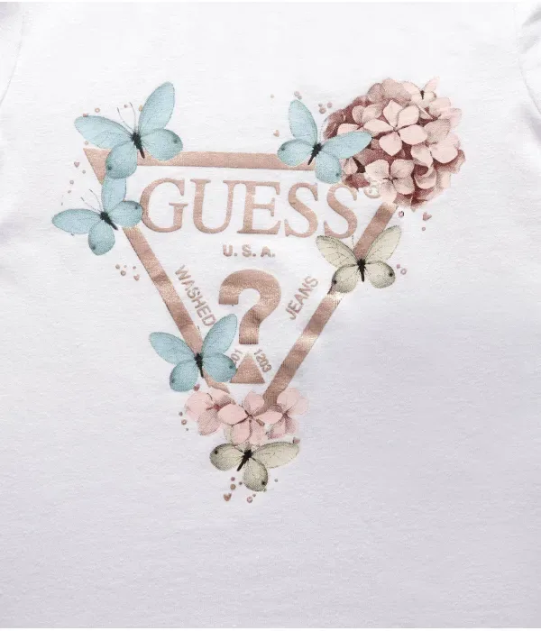 Футболка regular fit Guess, белый — фото 3