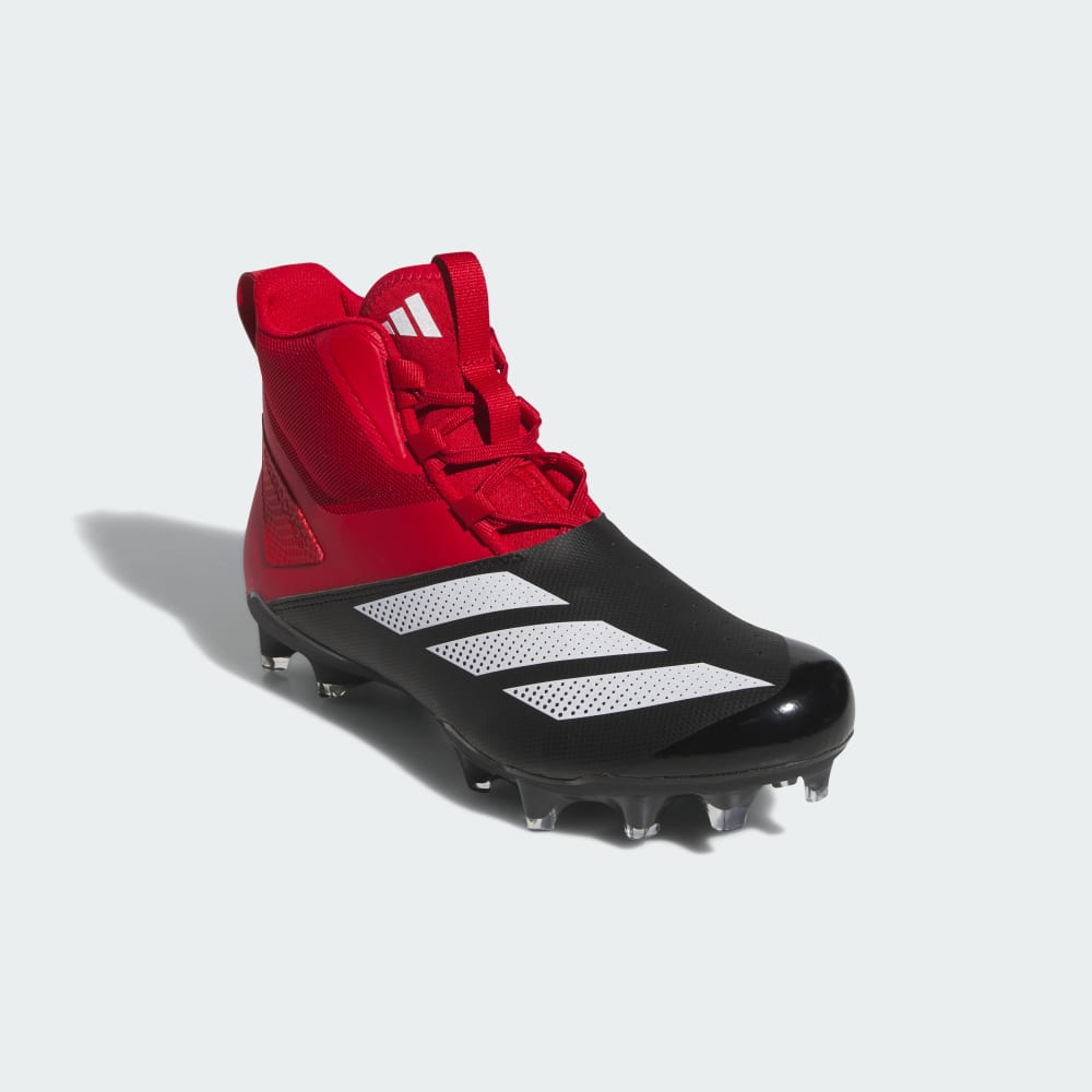 Бутсы Adidas Adizero Chaos Football Linemen Cleats, цвет Team Power Red 2/Cloud White/Core Black — фото 4