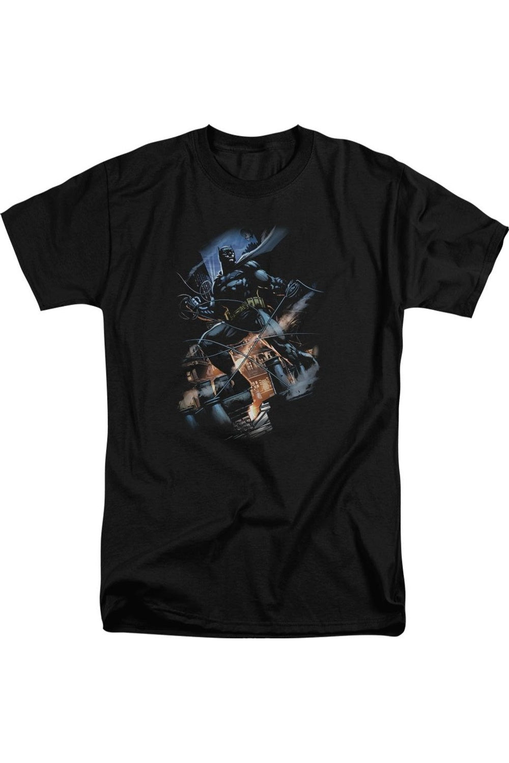 

Футболка Batman Gotham Knight с коротким рукавом для взрослых Gildan, черный