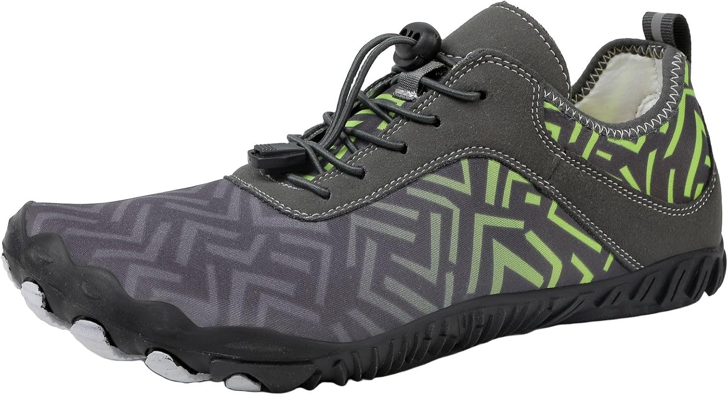 

Кроссовки для ходьбы для женщин и мужчин, быстро сохнущие, водонепроницаемые, здоровые и нескользящие, с нулевым перепадом и широкой носочной частью, минималистичные легкие кроссовки для походов и прогулок Rianclud, зеленый