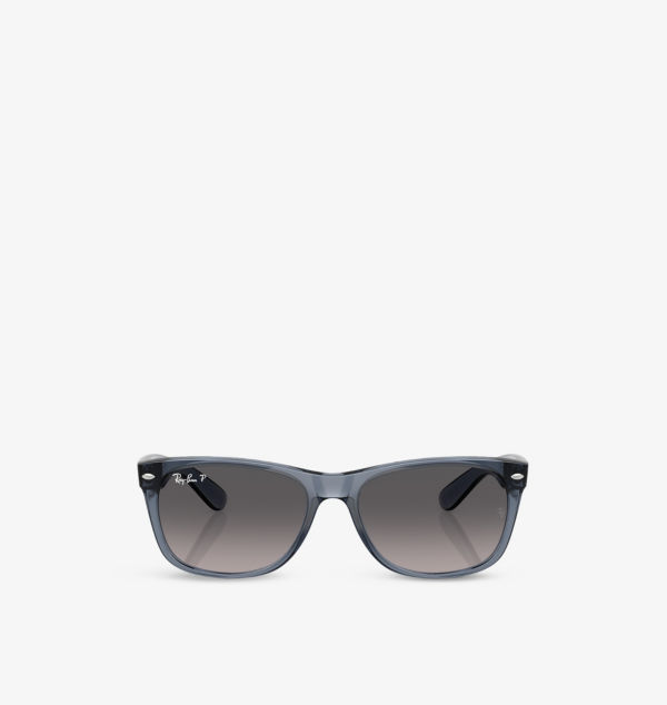 

Солнцезащитные очки wayfarer в квадратной оправе из нейлона Rb2132 Ray-Ban, синий