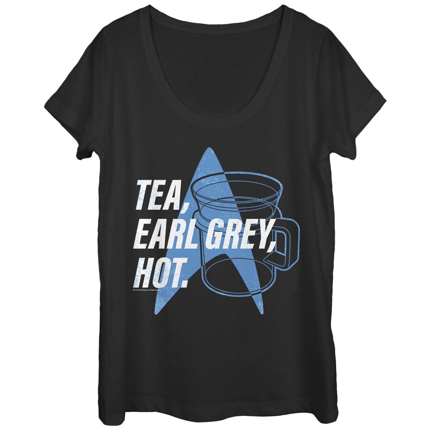 

Чайная футболка Star Trek Next Generation для юниоров Earl Grey с круглым вырезом Licensed Character