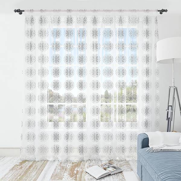 

Штора Abakuhaus Abstrakt Typ F 2 шт, 274x160x0,5 см цвет charcoal grau und weiß
