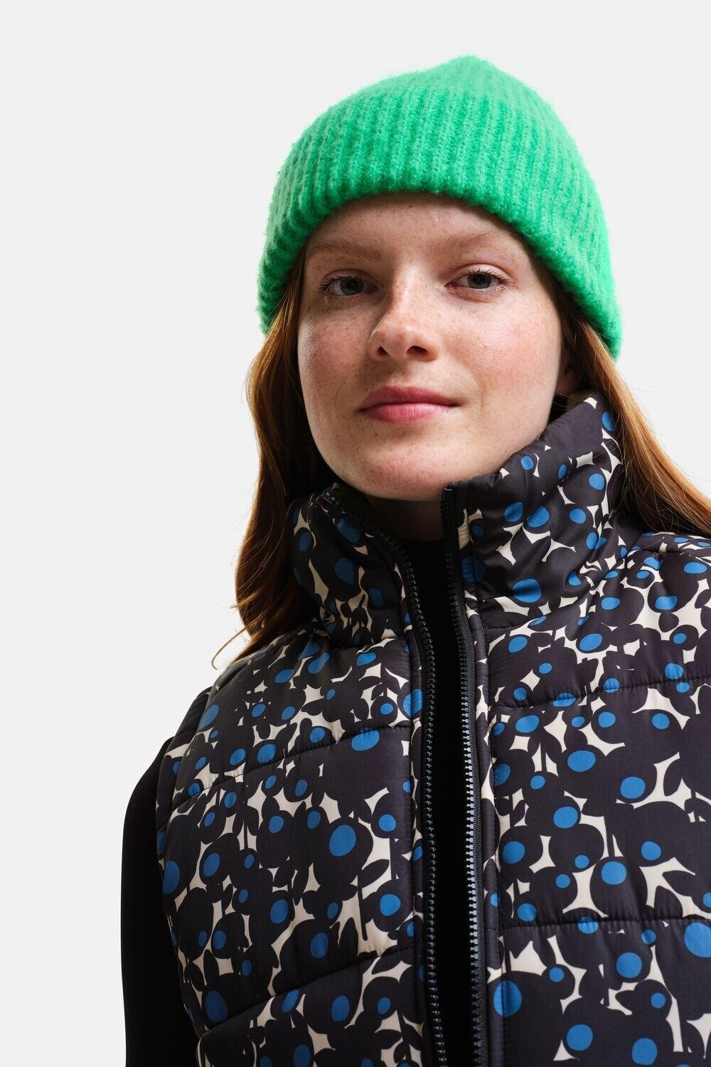 

Утепленный водоотталкивающий материал Orla Kiely Bodywarmer Regatta, синий