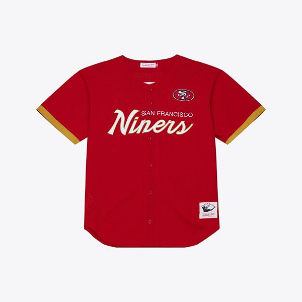 

Мужская красная футболка San Francisco 49ers Head Coach Mitchell & Ness