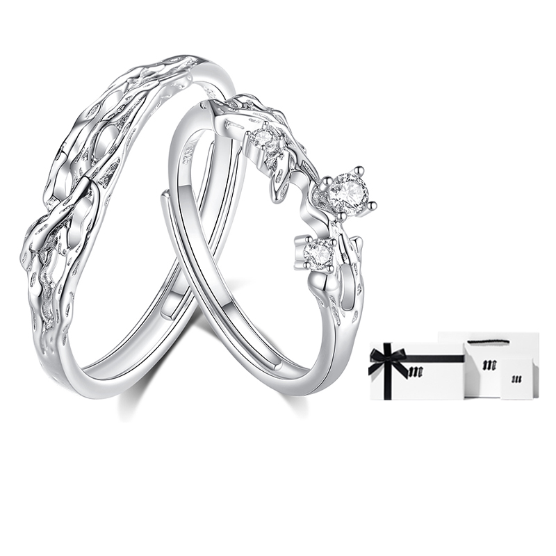 

MERCI ERDE Кольцо из серебра S925 унисекс серебристо-белое Merci&Merde