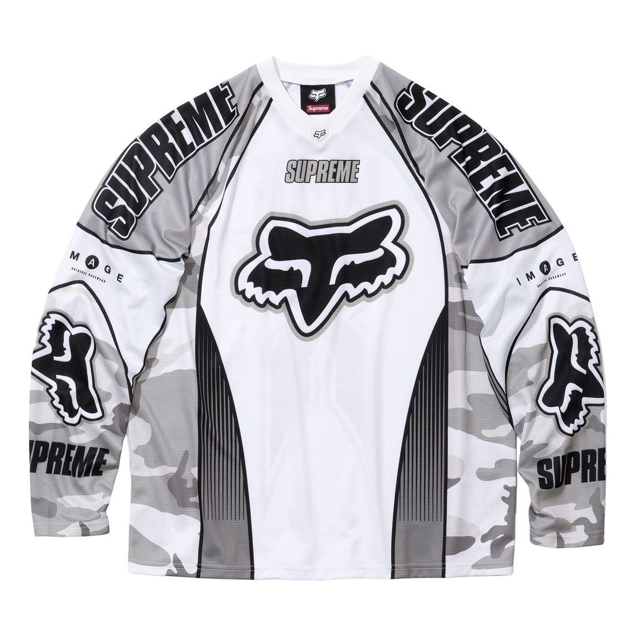 Футболка Supreme x Fox Racing DMX 'Snow Camo'