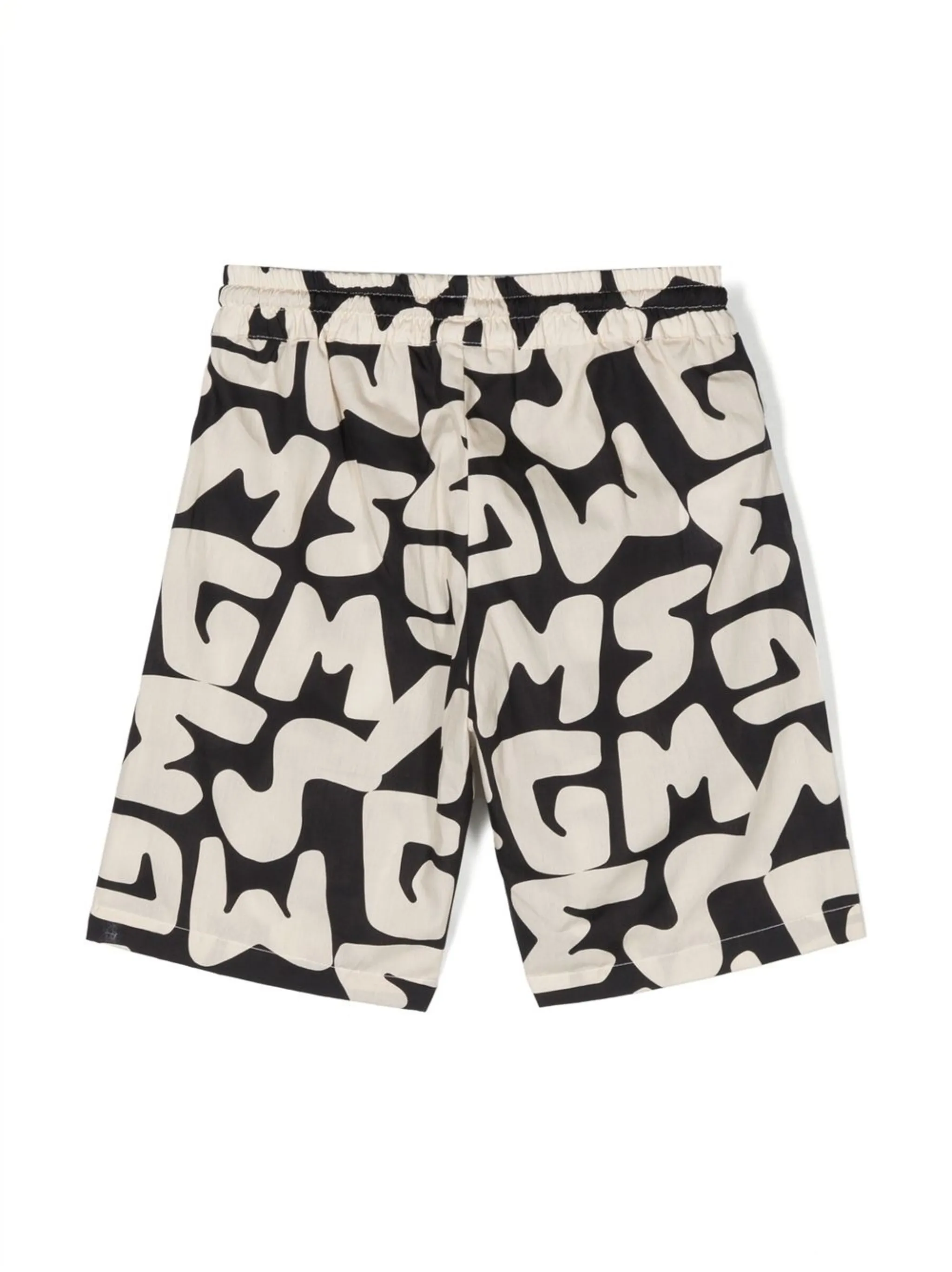 Шорты с логотипом Msgm Kids, белый — фото 2