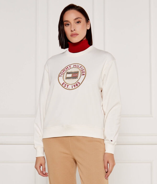 

Свитер в морском стиле Regular fit Tommy Hilfiger, желтый