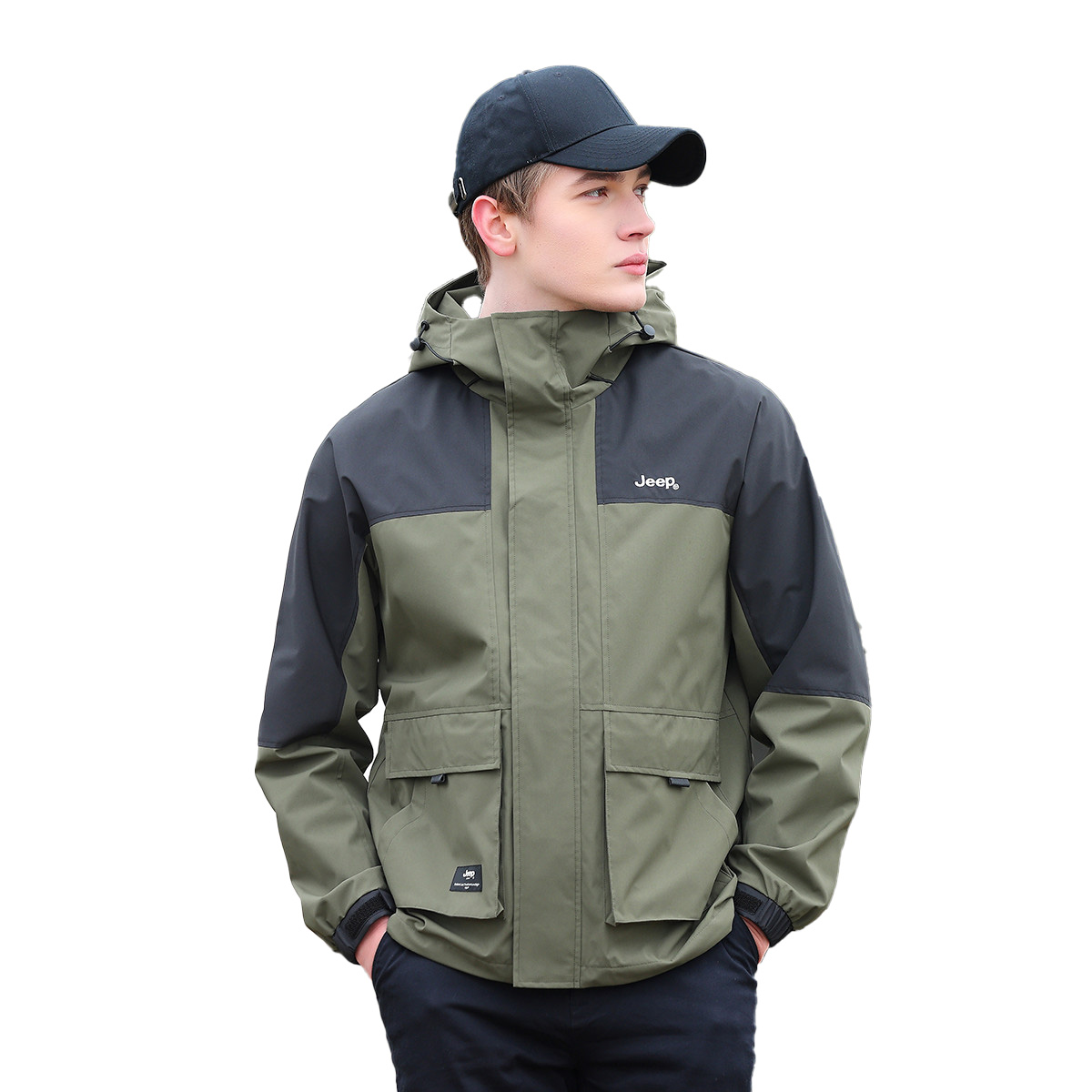 

Jeep Мужская куртка в стиле ранчо, Olive Green