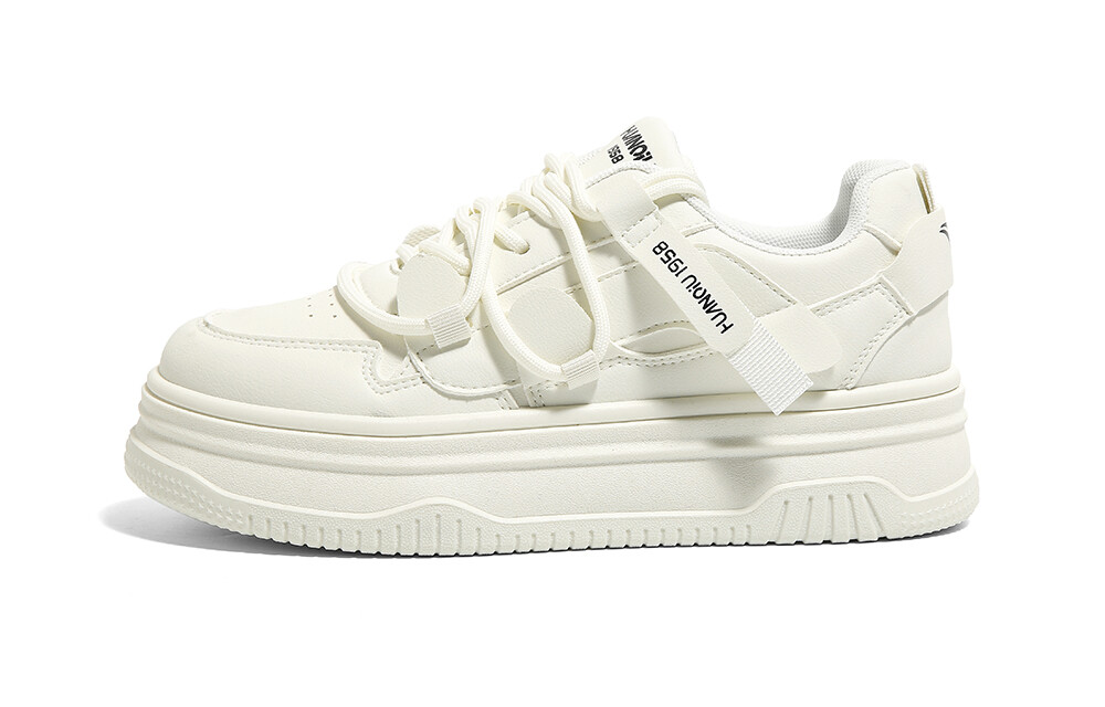 

Кроссовки HUANQIU Skateboard Shoes Women's Low-Top, белый