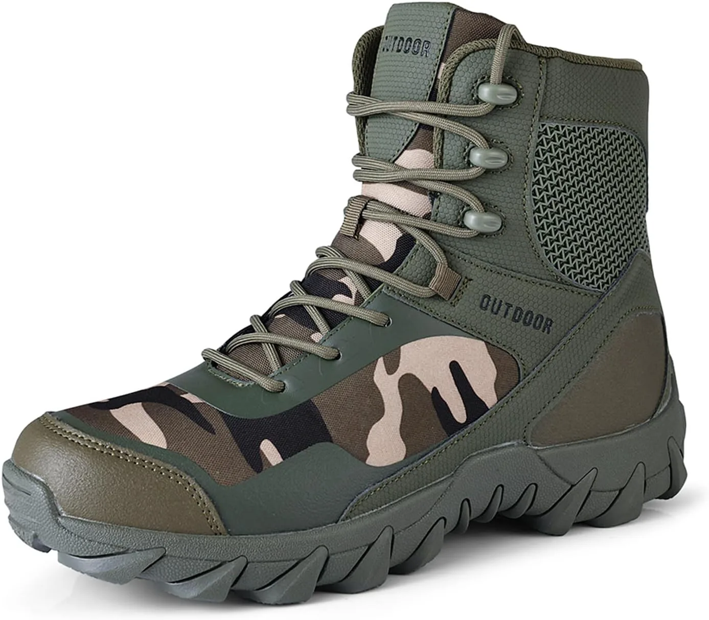 

Мужские тактические военные ботинки Eliogn Боевое снаряжение для активного отдыха Кожаные легкие пустынные ботинки