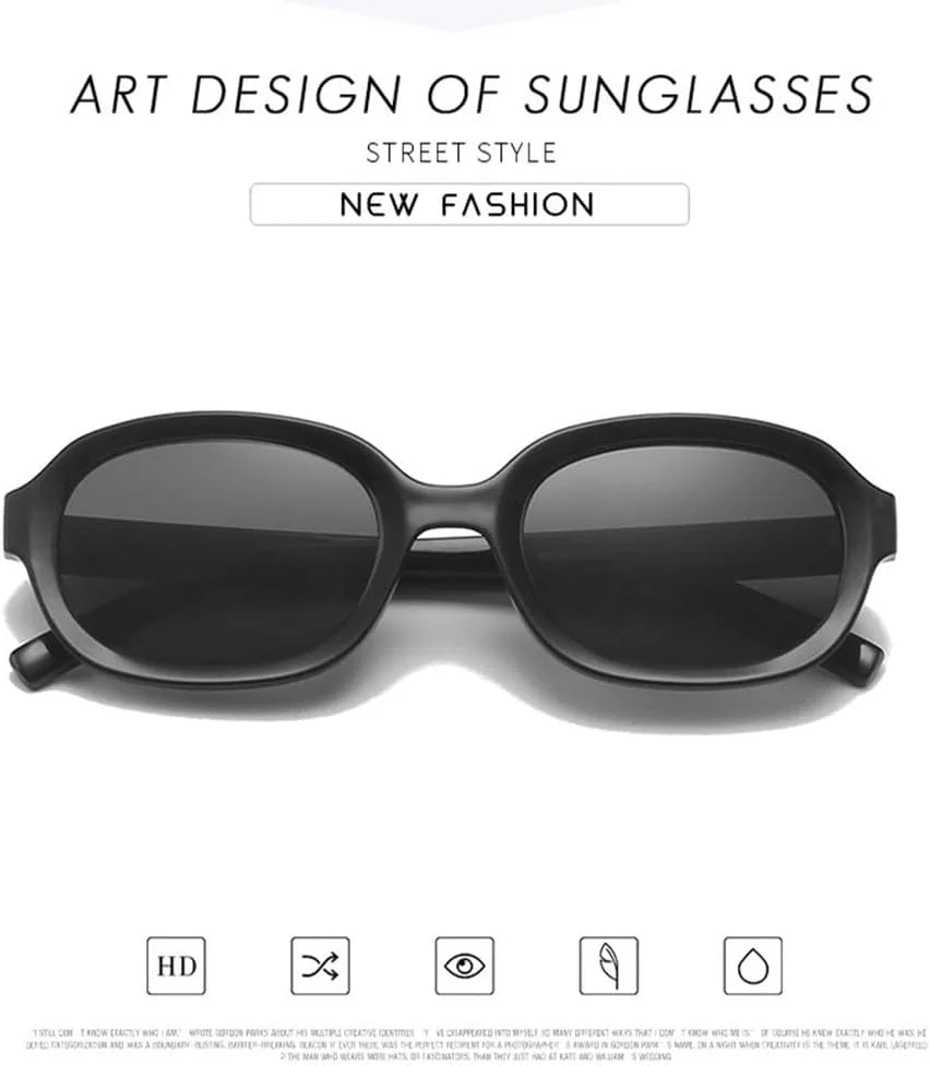 

Солнцезащитные очки LVTFCO для мужчин и женщин, модные, овальной формы, для активного отдыха, защита от УФ-излучения UV400, цвет «чайно-желтый», Tea Yellow