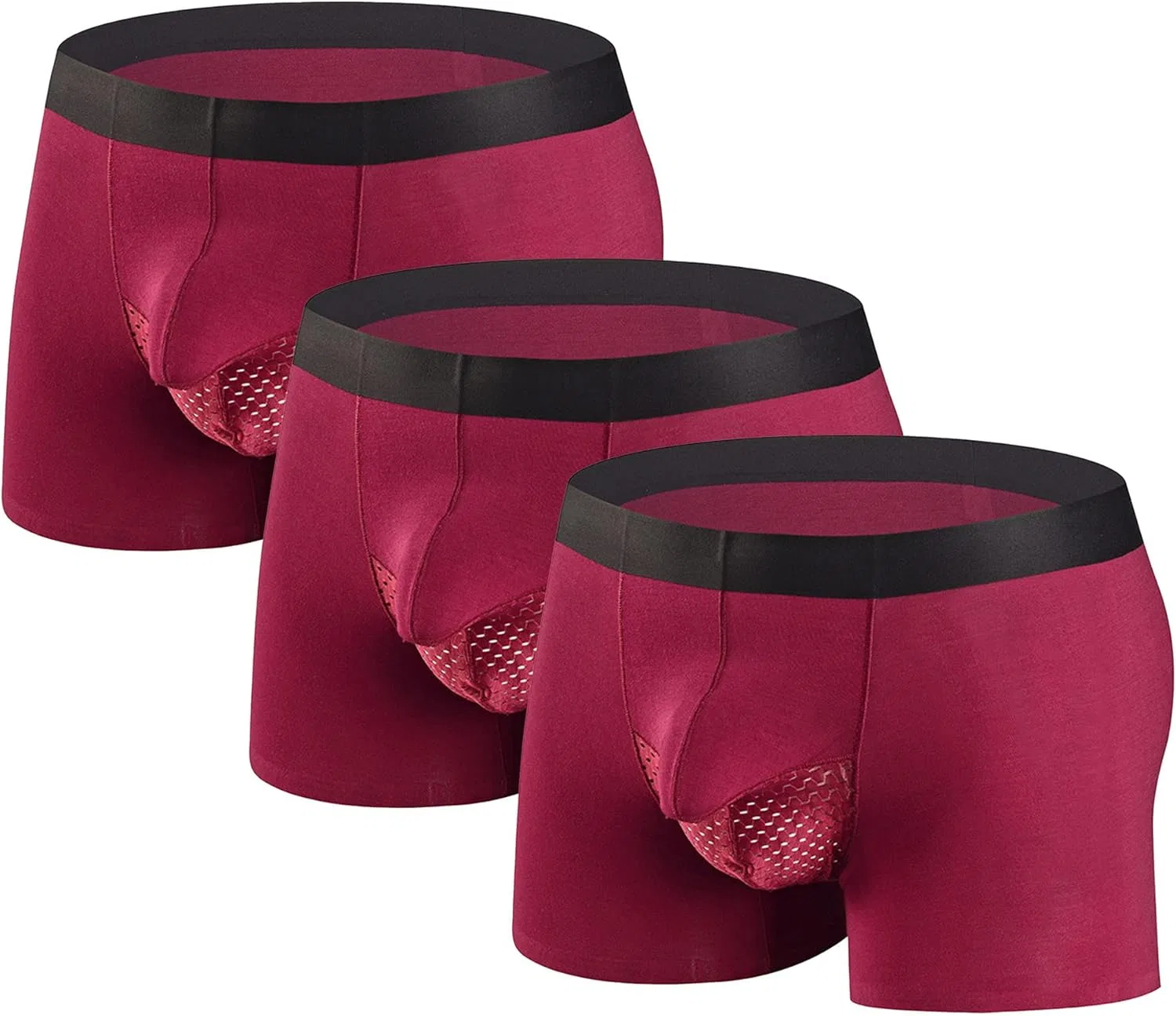 Боксеры Ice Silk, Red20-3pc