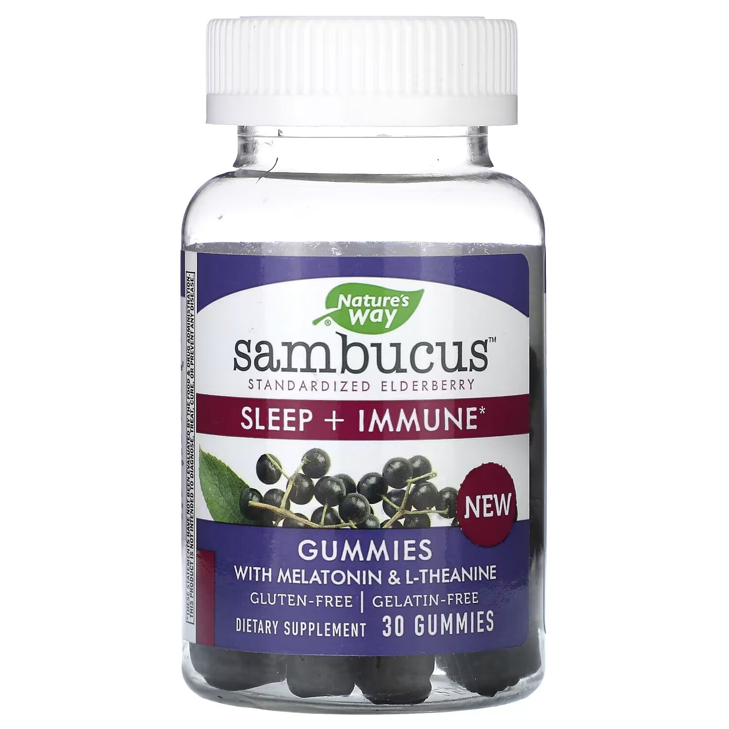 

Добавка Nature's Way Sambucus Sleep + Immune, 30 жевательных таблеток