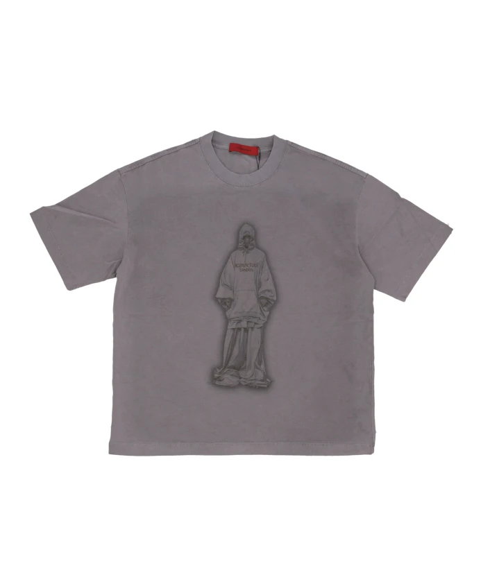 

Светло-Серая мужская футболка, мягкий крой. Acupuncture, серый