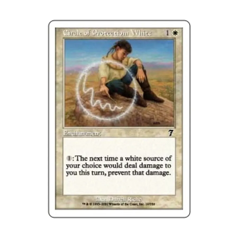 

CCG Круг защиты: Белый (С), MTG - 7th Edition
