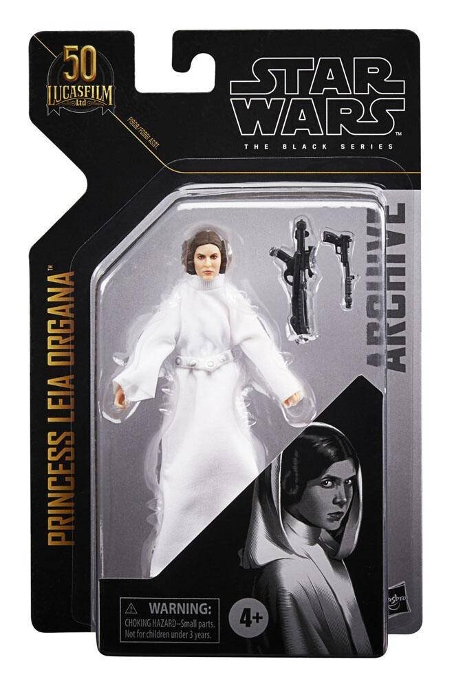 

Hasbro, Черная серия «Звездные войны», коллекционная фигурка, 50-летие, принцесса Лея Органа, 15 см, F1908