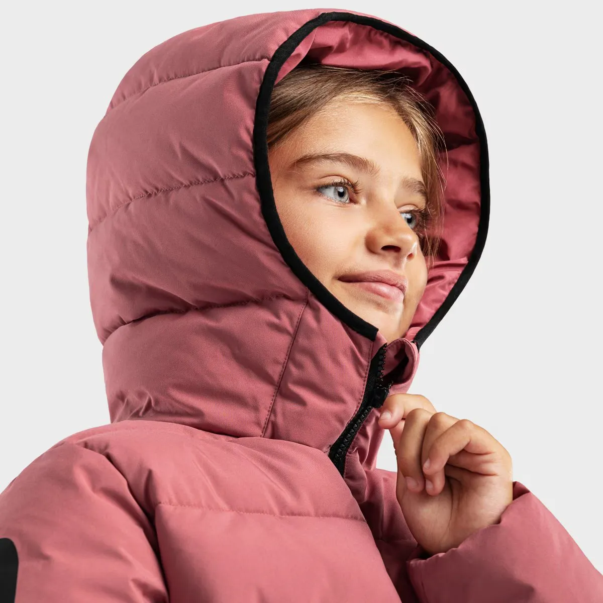 Girl's Mist-G Siroko Водонепроницаемая ватная куртка, цвет Rosa — фото 3