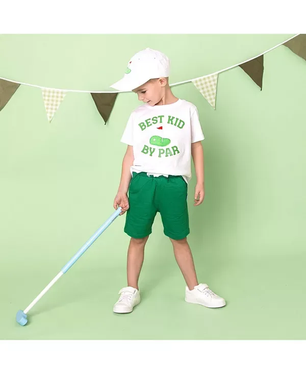 Футболка с коротким рукавом Best kid by par patch - для маленьких и больших детей Sweet Wink, White — фото 4