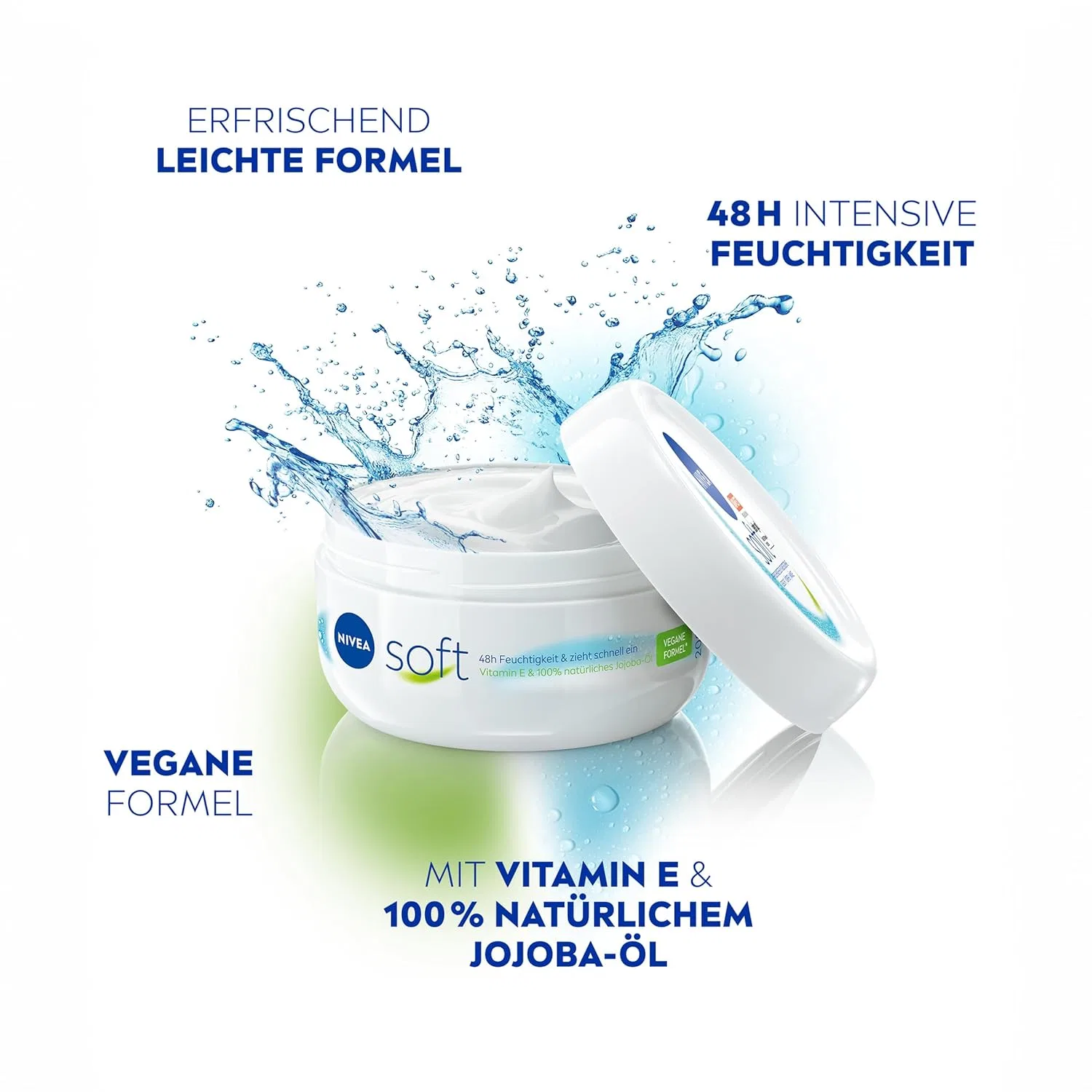 Освежающий увлажняющий крем Nivea Soft, 200 мл Nivea — фото 3