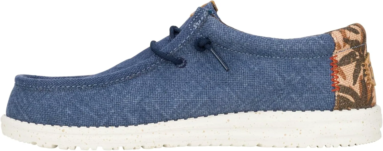 

Лоферы HEYDUDE Mens Wally Palm Jute, темно-синий/красный