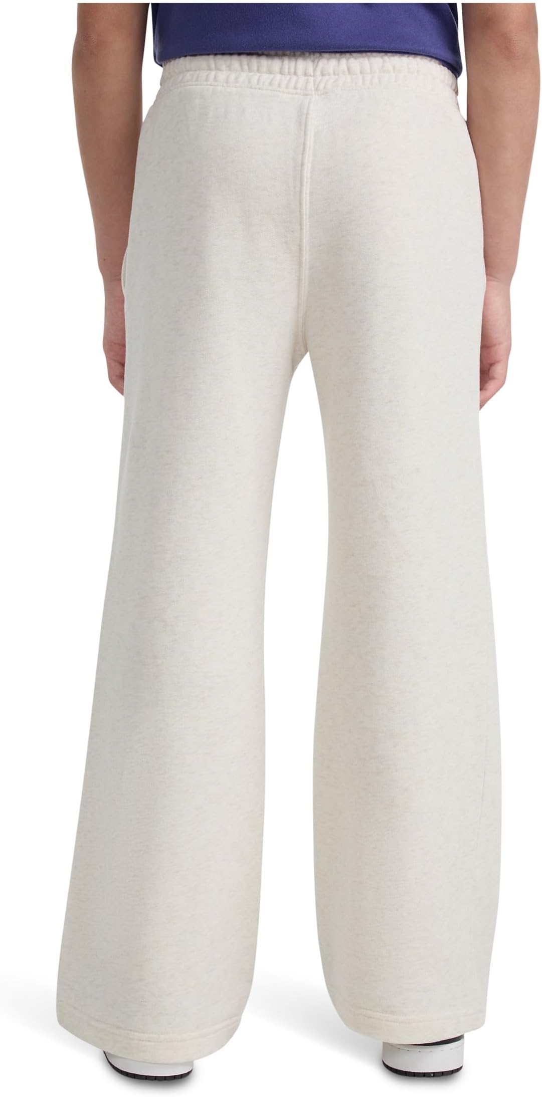 Брюки abercrombie kids Essential Wide Leg Fleece Pants, цвет ANF Oatmeal Heather — фото 2