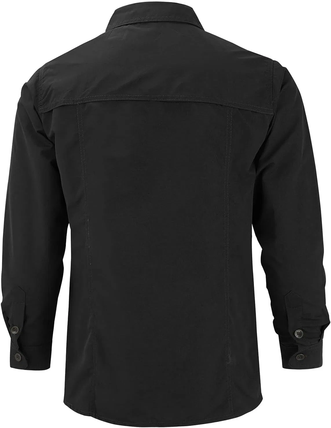 Мужская рубашка с длинным рукавом Cargo Work Shirts, чёрный — фото 3