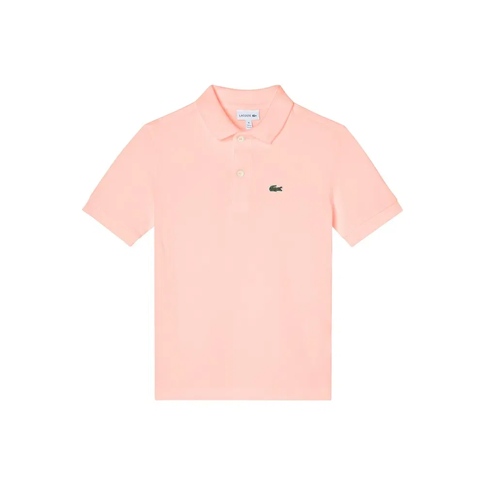 Детское поло для мальчиков с коротким рукавом Lacoste kids 947386, Pink