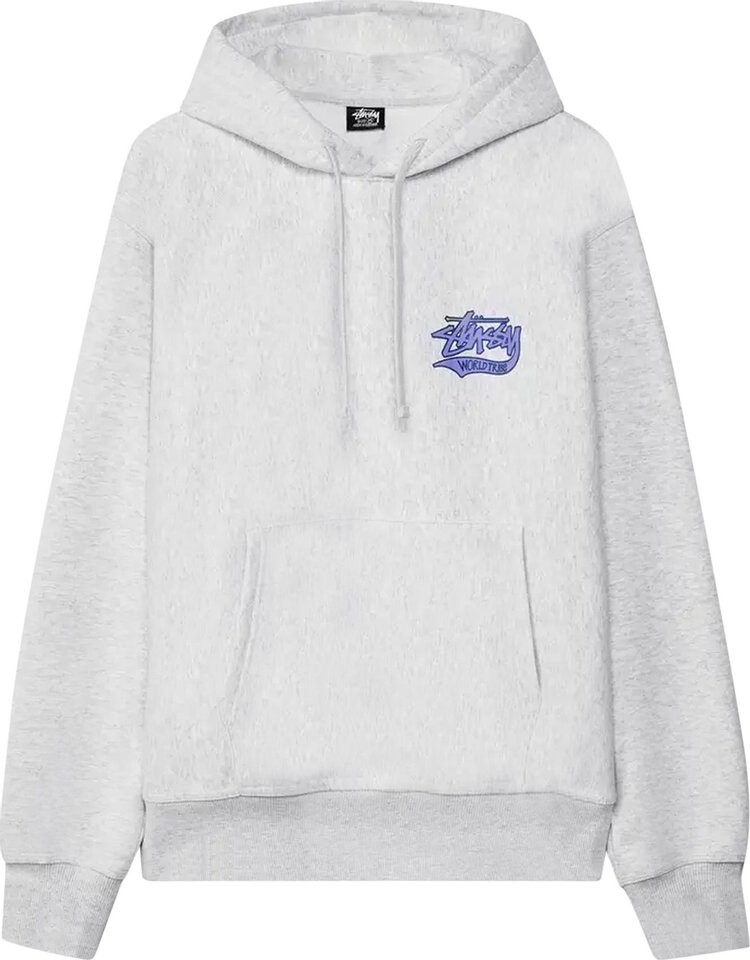 

Толстовка Stussy Slugger Hood 'Ash', серый