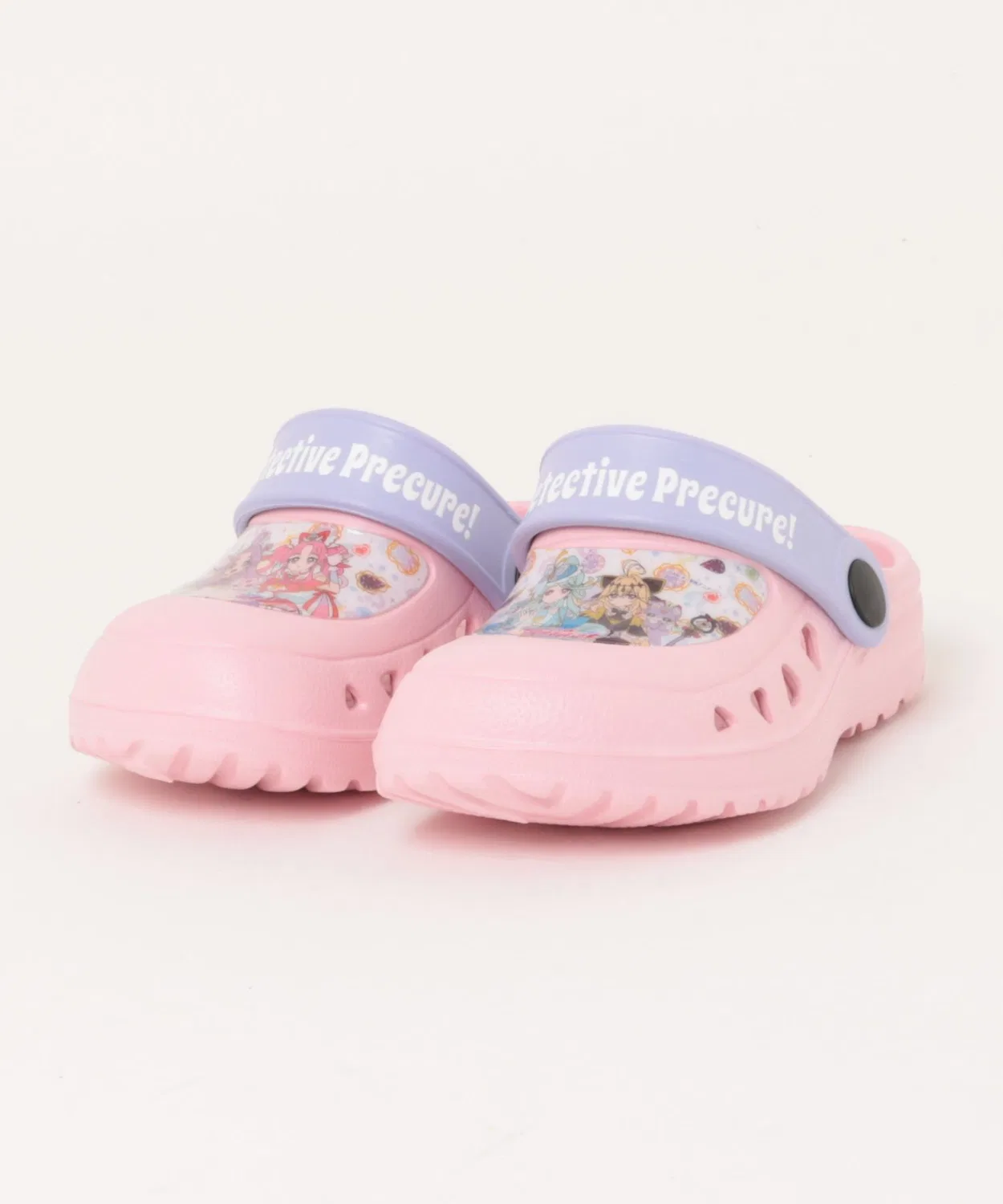 TSURUYA Детские сабо с ремешком и принтом Pretty Cure TAKARA TOMY, Розовый