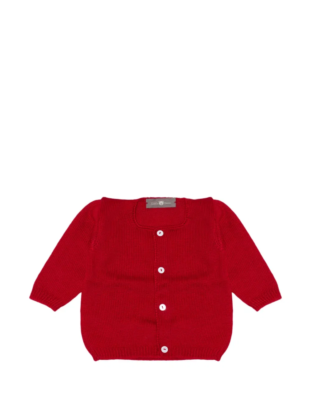 Кардиган в рубчик Little Bear, красный