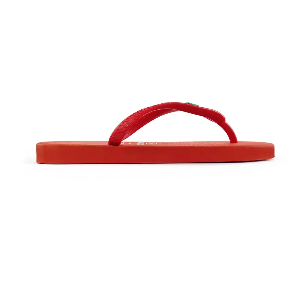 Детские вьетнамки с мягкой подошвой Classic Brasil NL KID Brasileras, Red — фото 3