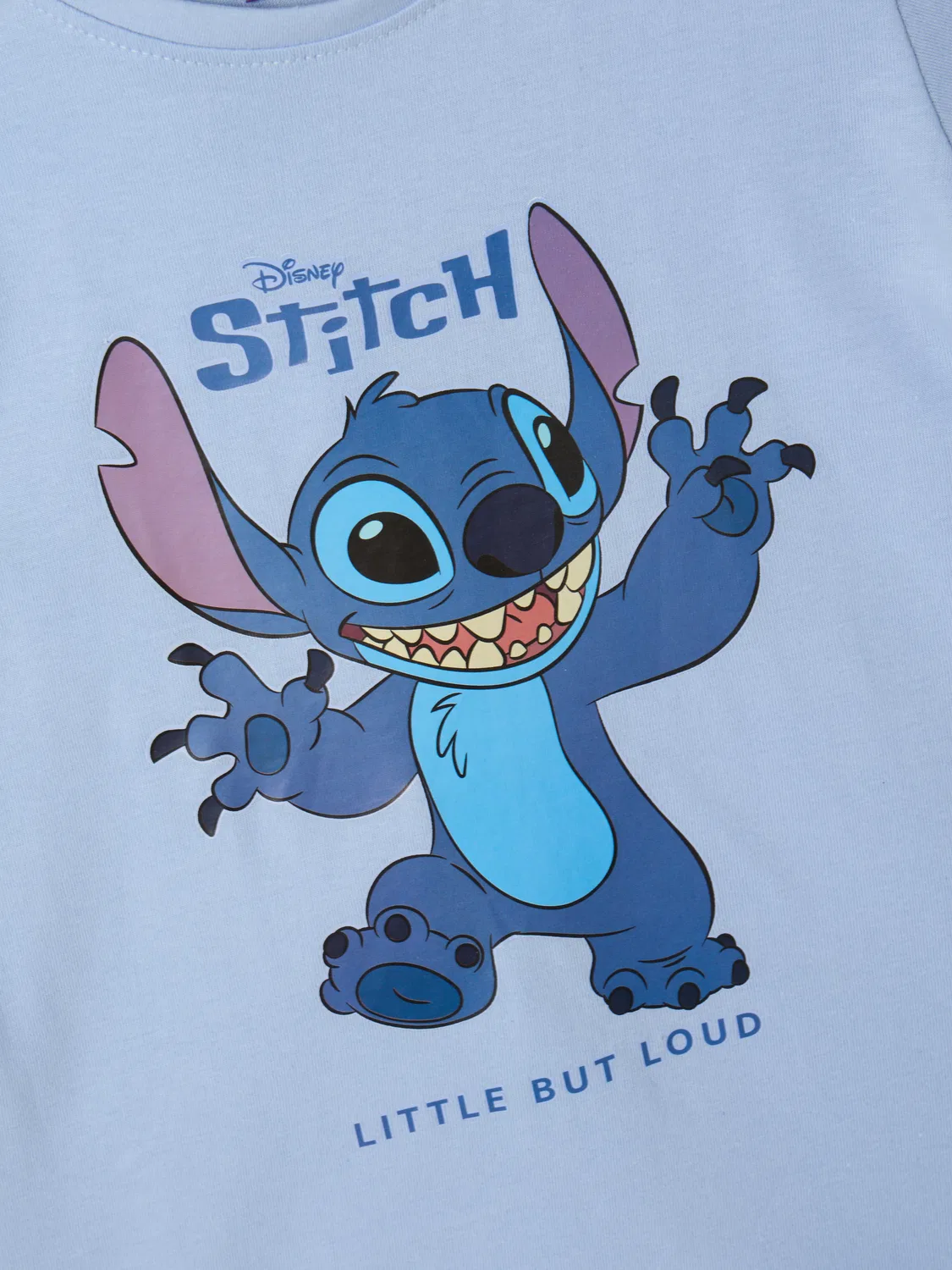 Детская футболка с принтом Stitch, синий — фото 4